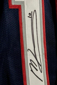 Mac Jones Signed Authentic Custom Patriots Blue Jersey - Beckett COA