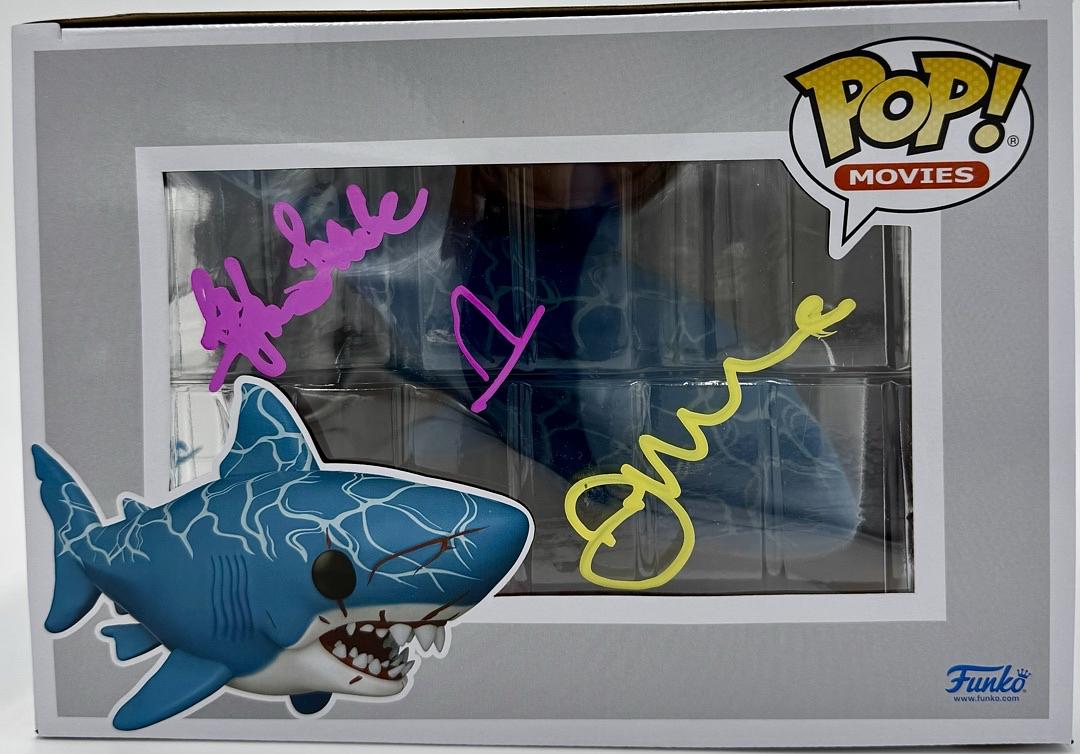 Richard Dreyfuss, Jeffrey Kramer, Jeffrey Vorhees, Stephen and Jonathan Searle, Signed Funko Pop #1754 (Jaws) - Beckett COA #01