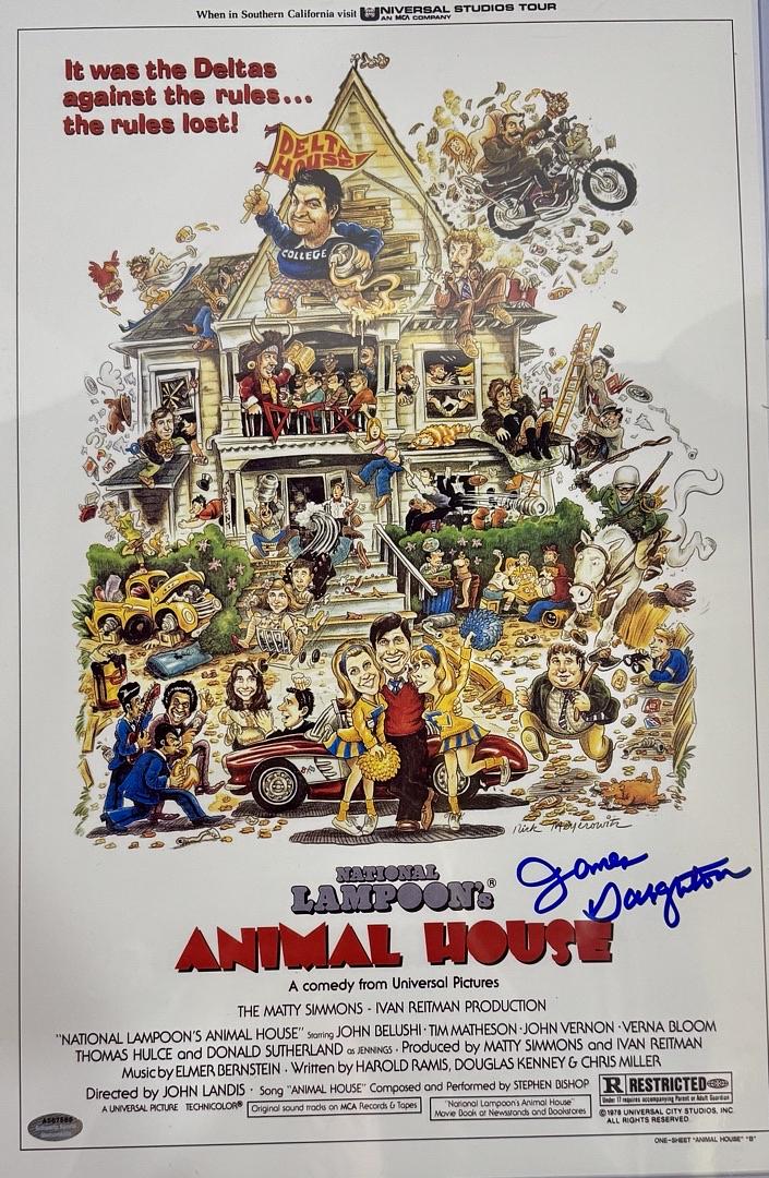 James Daughton Signed 11x17 Photo (National Lampoons Animal House) - Schwartz COA #02