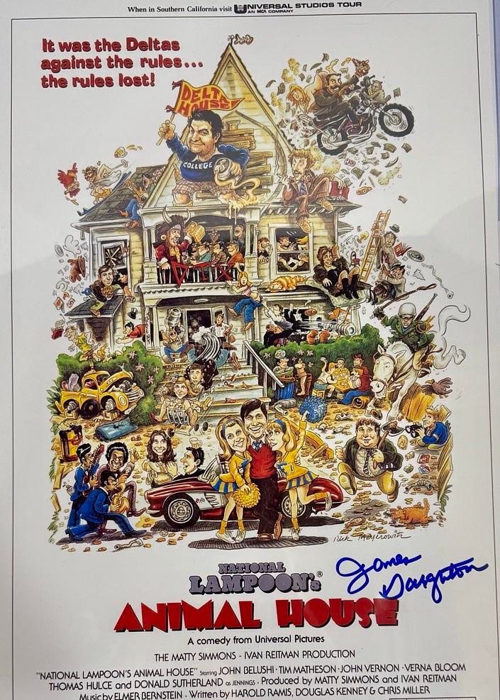 James Daughton Signed 11x17 Photo (National Lampoons Animal House) - Schwartz COA #02
