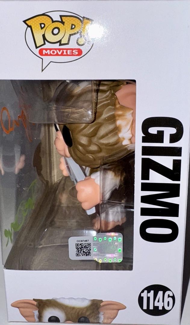 Howie Mandel Joe Dante Signed Funko Pop #1146 "Gizmo" (Gremlins) - OC Celebrity Marketing #02