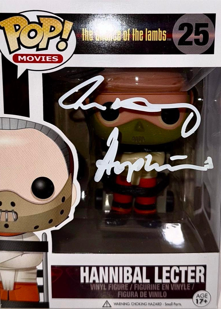 Anthony Hopkins Signed Funko Pop #25 Hannibal Lecter (Silence Of The Lambs)  - SWAU