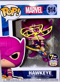 Jeremy Renner Signed Funko Pop #914 "Hawkeye" Marvel - JSA COA