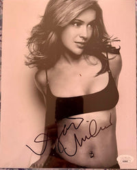 Alyssa Milano Signed 8x10 Photo (Black & White) - JSA COA