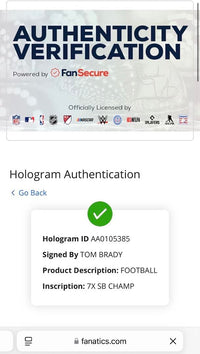 Tom Brady Autographed NFL Duke Official Football w/ "7x SB Champs" Inscription Fanatics & GOAT COA