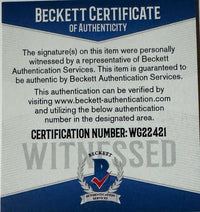 Shaquille O'Neal Signed Custom Gold Lakers Jersey -  Beckett COA #01