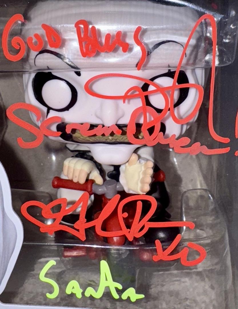 Daniel Roebuck Signed Funko Pop #1592 "Art The Clown" (Terrifier) w/Inscription - SWAU #03