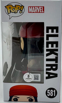 Jennifer Garner Signed Funko Pop #581 Elektra (Marvel)  - Beckett COA #02