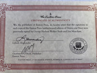 George Bush/John Meacham Autographed Destiny And Power Book Easton Press *RARE*