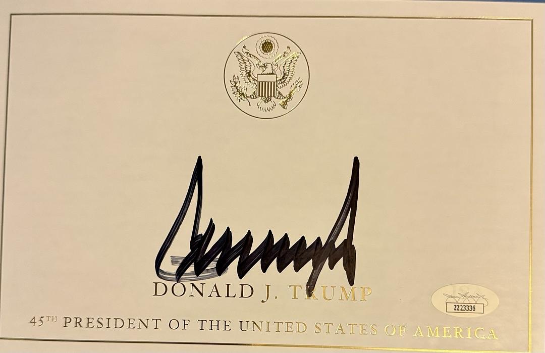 Donald Trump Autographed Save America Book Signed Hardcover - JSA COA #10