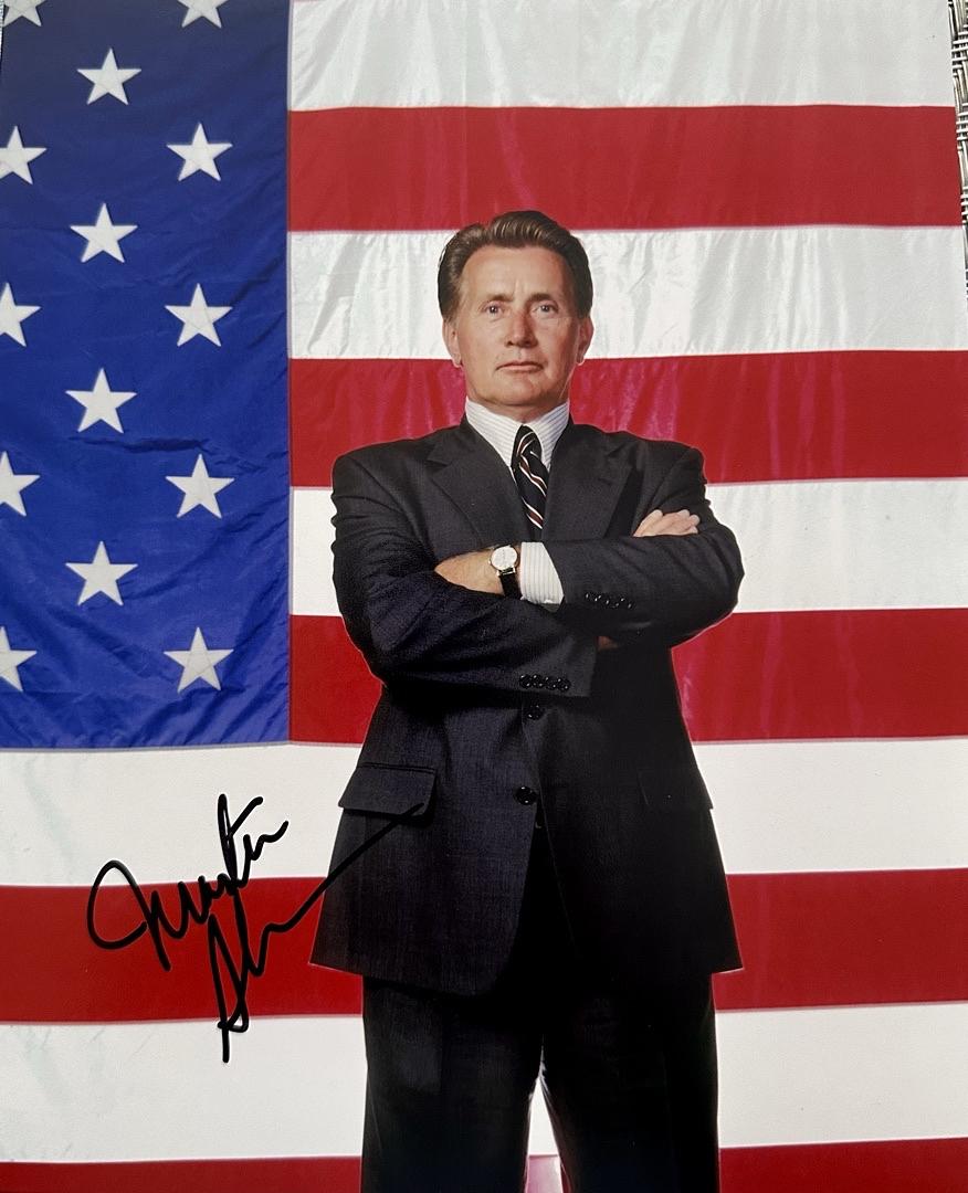 Martin Sheen Signed 8x10 Photo (The West Wing) - JSA COA