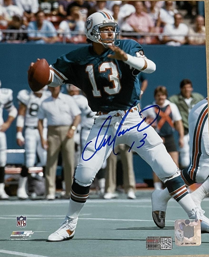 Dan Marino Signed 8x10 Photo Miami Dolphins - Tri-Star COA