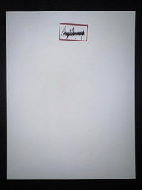 Donald Trump Signed & Matted Bookplate Cut Signature - Koschal COA #07