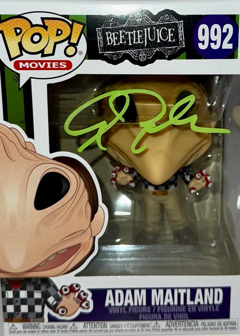 Alec Baldwin Signed Funko Pop #992 "Adam Maitland" (Beetlejuice) Green Ink - JSA COA