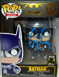 George Clooney Signed Funko Pop #314 Batman (Blue Ink) - Fanatics Beckett COA #3