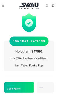 Colin Farrell Signed Funko Pop #119 "Oswald Cobblepot" (The Batman) - SWAU