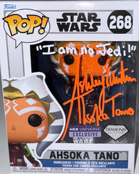 Ashley Eckstein Signed Funko Pop #268 "Ahsoka" (Star Wars) w/Inscription - Official Pix #02
