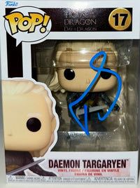Matt Smith Signed Funko Pop #17 "Daemon Targaryen" (House Of The Dragon) - Beckett COA