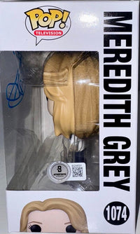 Ellen Pompeo Signed Funko Pop #1074 "Meredith Grey" *RARE* - Beckett COA