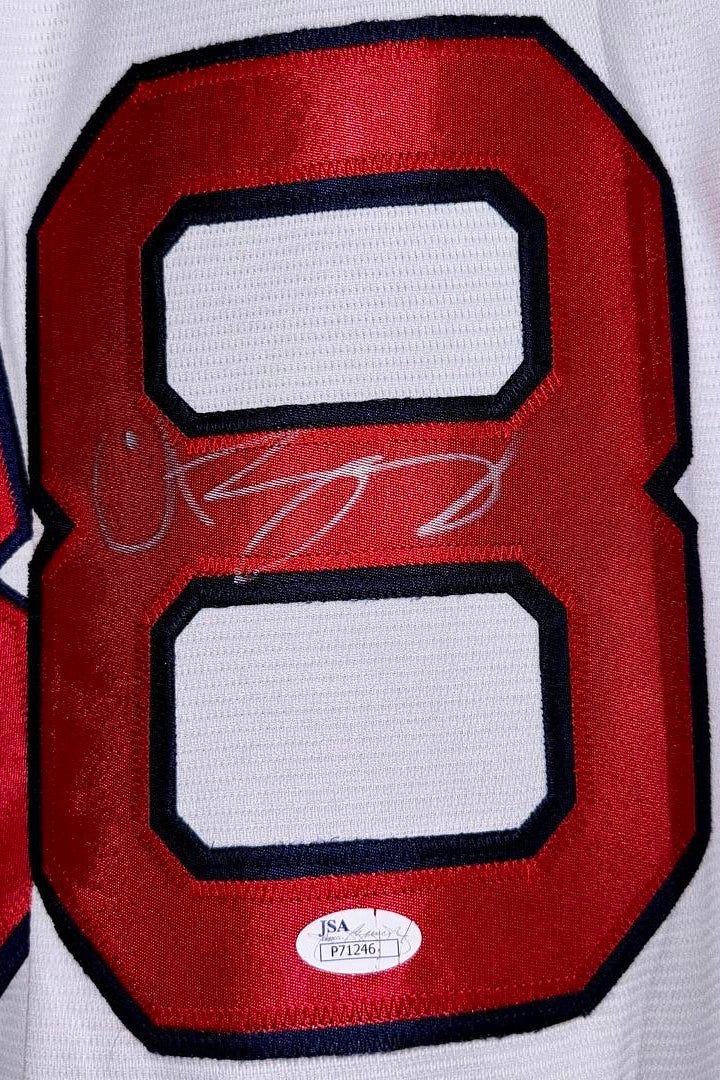 Curt Schilling Signed 2004 World Series Licensed Jersey - JSA COA