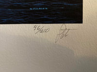 George Bush/Stan Stokes 30x20 - 46/200 signed limited edition print R&R Auction COA