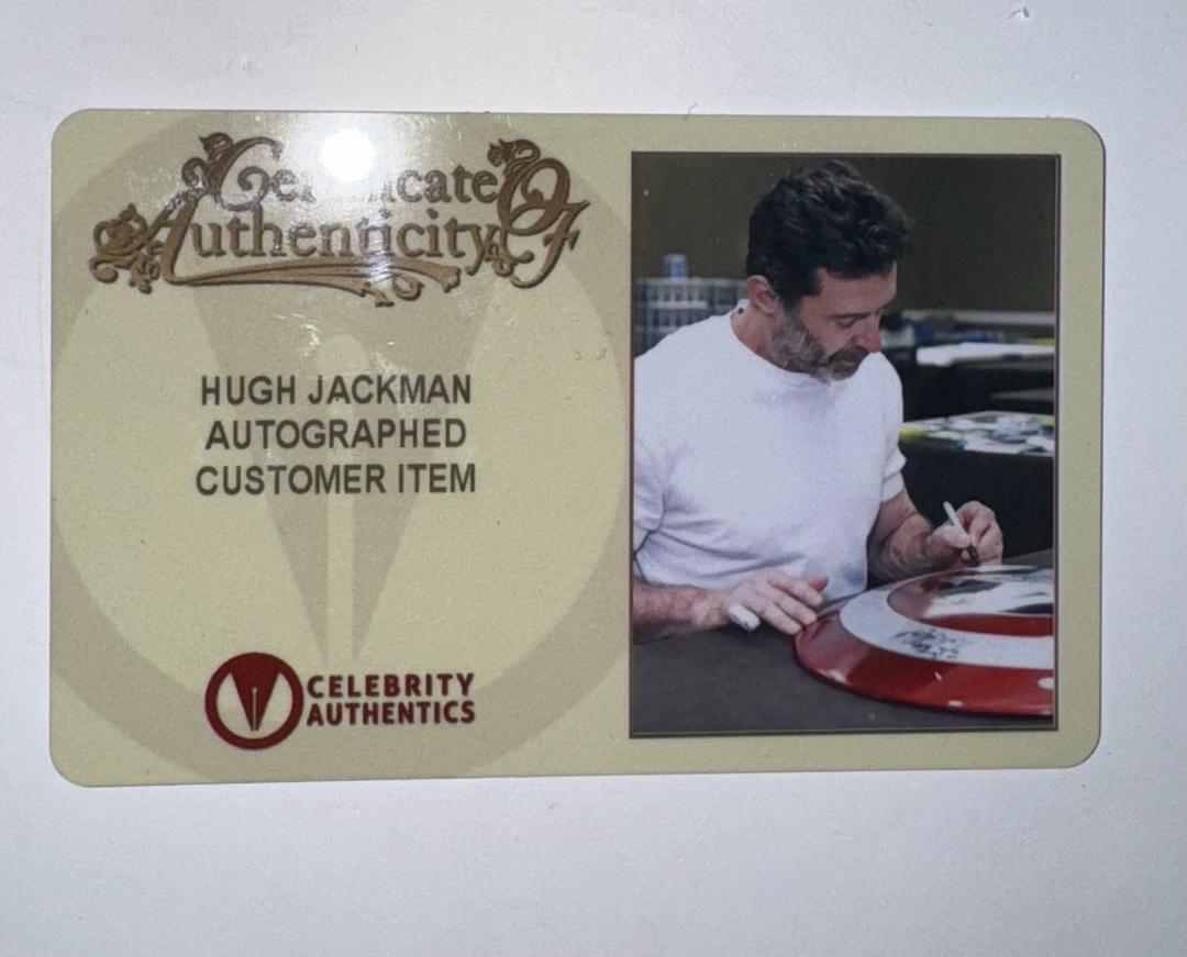 Hugh Jackman Signed Funko Pop #637 "Wolverine" Marvel - Celebrity Authentics