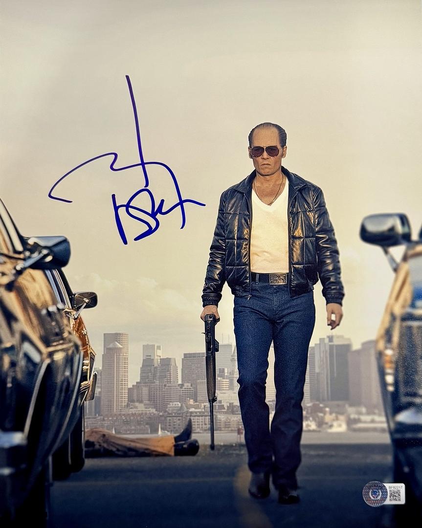 Johnny Depp Signed 11x14 Photo (Black Mass) - Beckett COA
