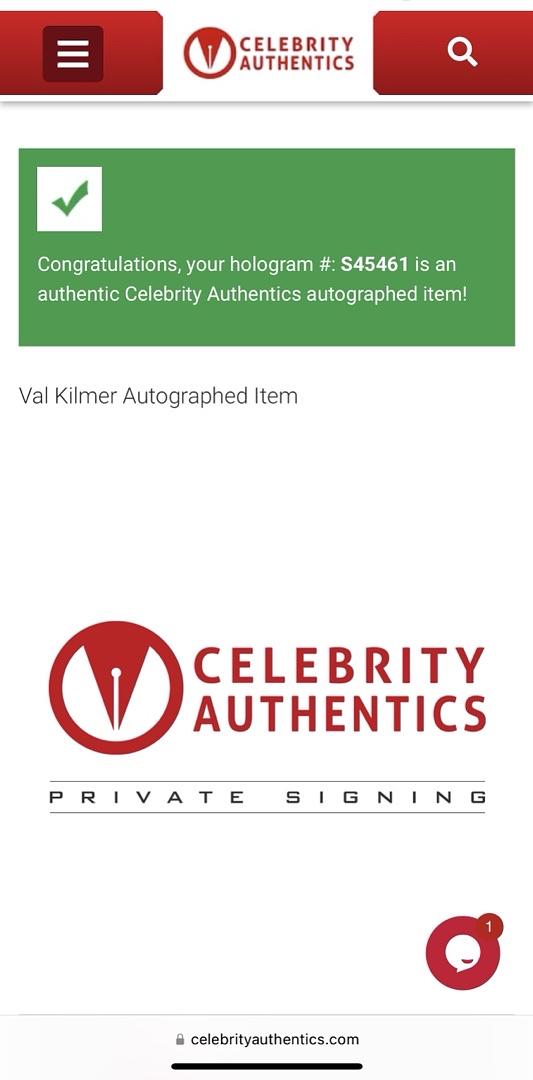 Val Kilmer Signed Funko Pop #1313 Madmartigan (Willow) -  Celebrity Authentics #03
