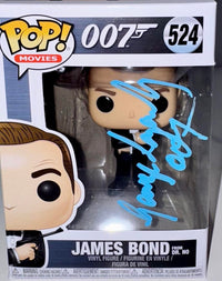 George Lazenby Signed Funko Pop #524 "James Bond" w/ 007 Inscription - Beckett COA #02