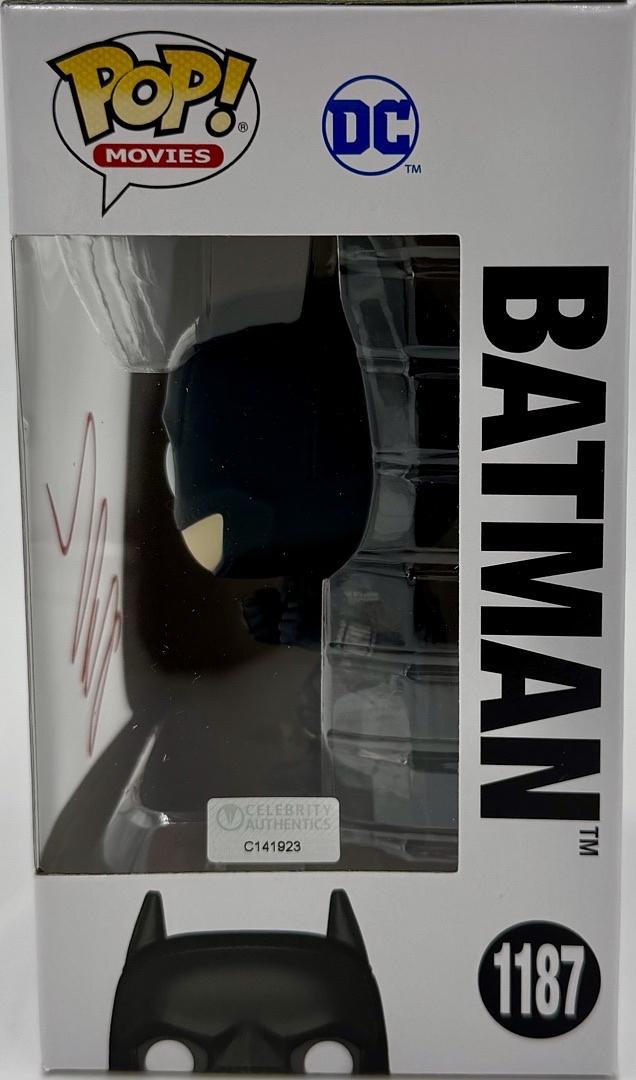 Robert Pattinson Signed Funko Pop #1187 (Batman) - Celebrity Authentics