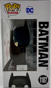 Robert Pattinson Signed Funko Pop #1187 (Batman) - Celebrity Authentics