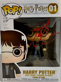Daniel Radcliffe Signed Funko Pop #01 "Harry Potter" (Red Ink) - ACOA #02
