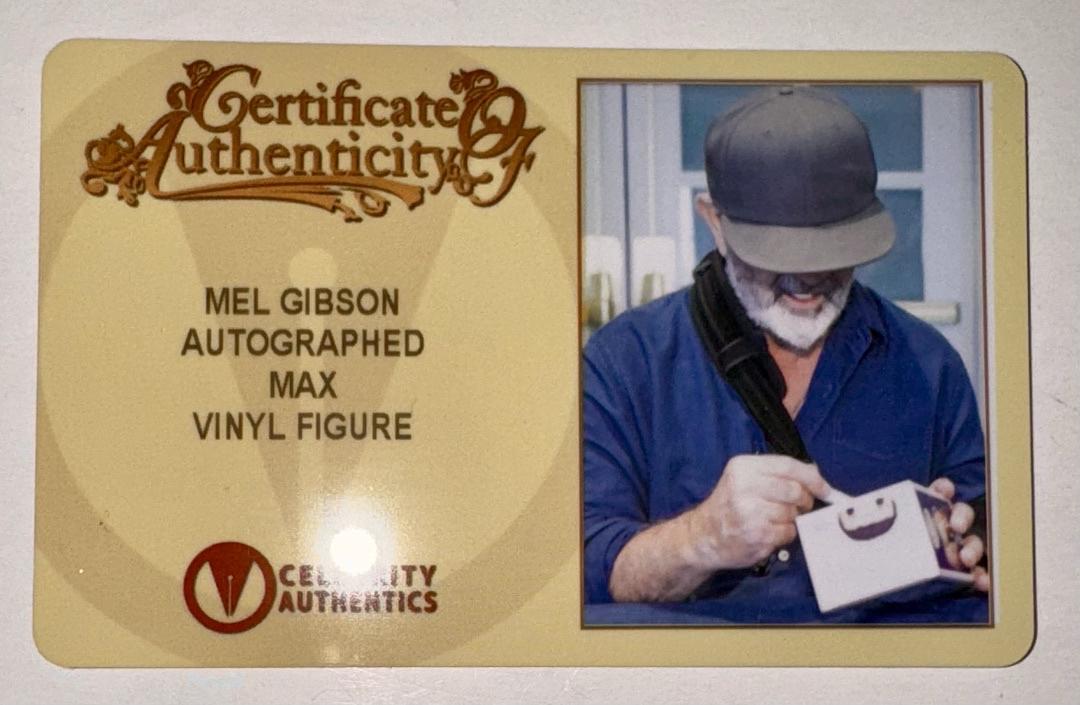 Mel Gibson Signed Funko Pop #1469 "Mad Max" (Yellow Ink) - Celebrity Authentics #7