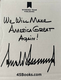 Donald Trump Autographed Book Letters to Trump Signed Hardcover - JSA COA #01