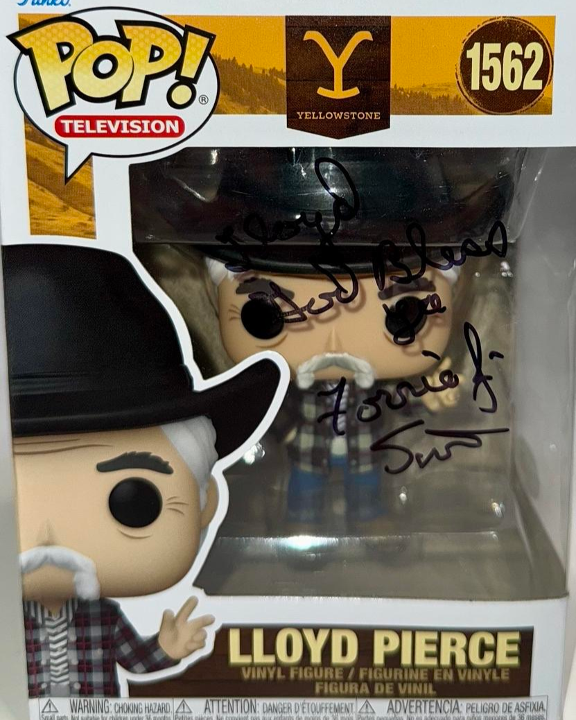 Forrie Smith Signed Funko Pop #1562 "Lloyd Pierce" (Yellowstone) - JSA COA