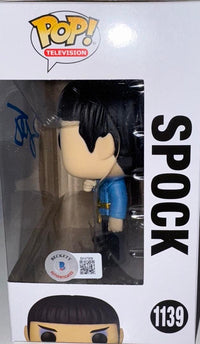 Zachary Quinto Signed Funko Pop #1139 "Spock" (Star Treck) - Beckett COA #01
