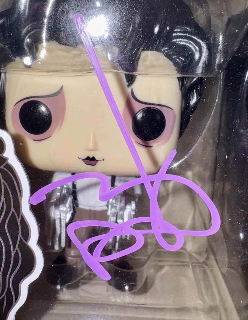 Johnny Depp Signed Funko Pop #980 Edward Scissorhands (Purple Ink) - Beckett COA