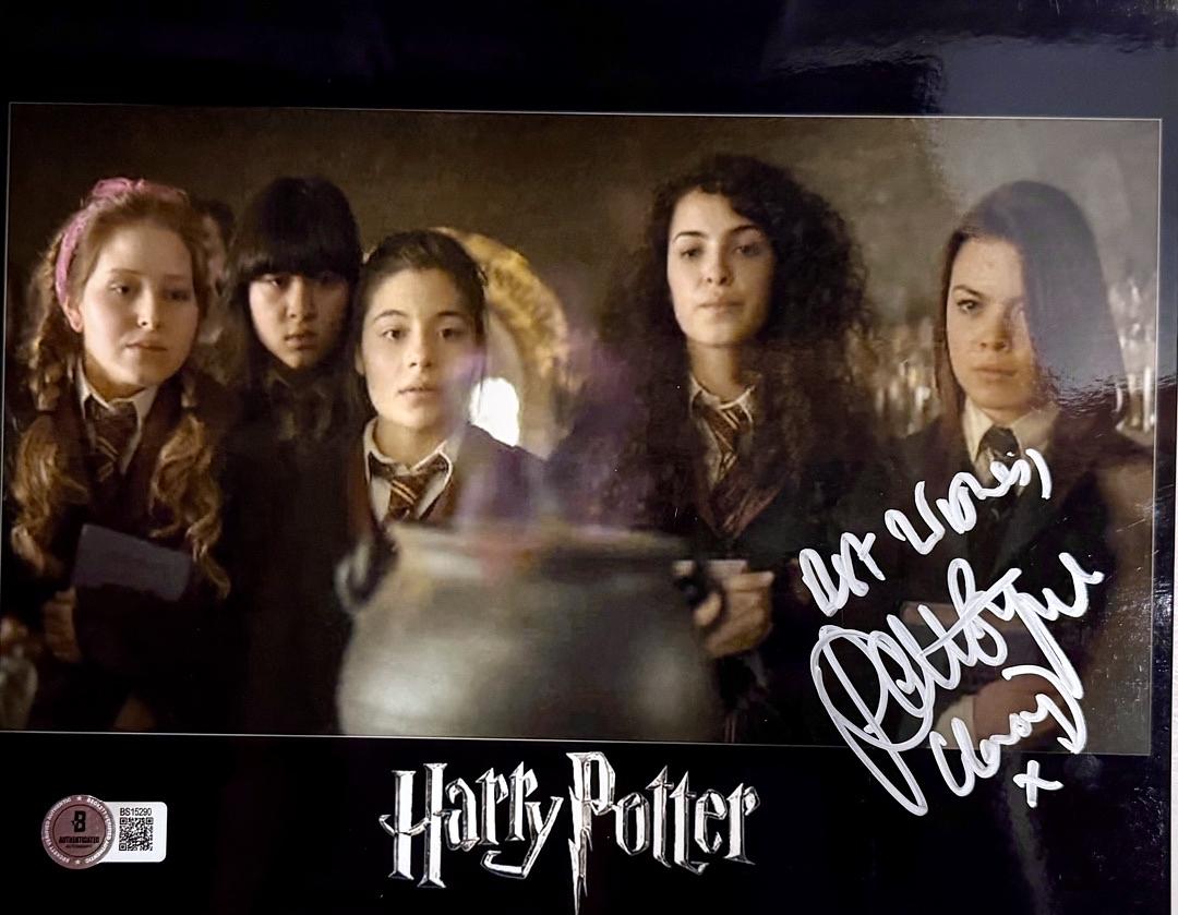 Scarlett Byrne Signed 8x10 Photo (Harry Potter) - Beckett COA