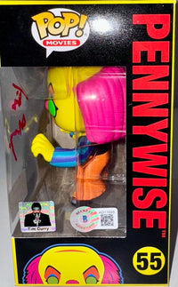 Tim Curry Signed Funko Pop #55 "Pennywise" (IT) Entertainment Earth Exclusive - Beckett COA #01
