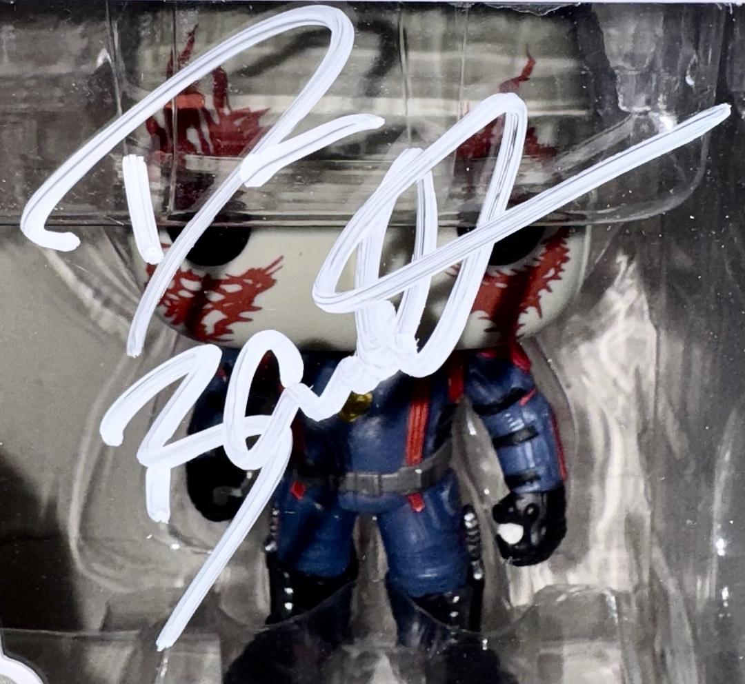Dave Bausista Signed Funko Pop #1204 "Drax" GOTG - PSA COA #02