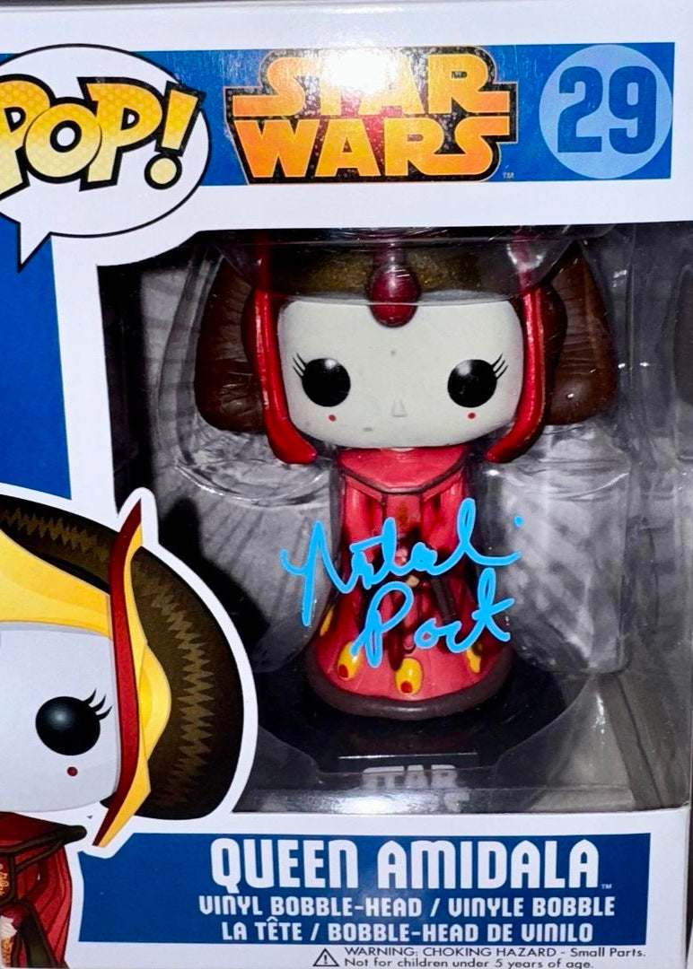 Natalie Portman Signed Funko Pop #29 Queen Amidala (Star Wars)  - SWAU