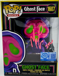 Matthew Lillard Signed Funko Pop #1607 Ghost Face Blacklight Variant (Scream) - OC Celebrity Marketing #03