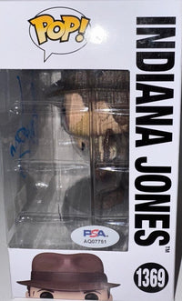 Harrison Ford Signed Funko Pop #1369 (Indiana Jones) - PSA COA w/full letter of authenticity