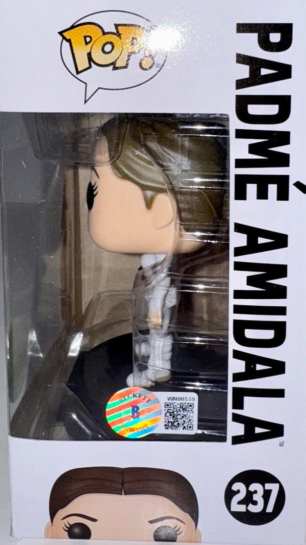 Natalie Portman Signed Funko Pop #237 Padme Amidala - Beckett COA