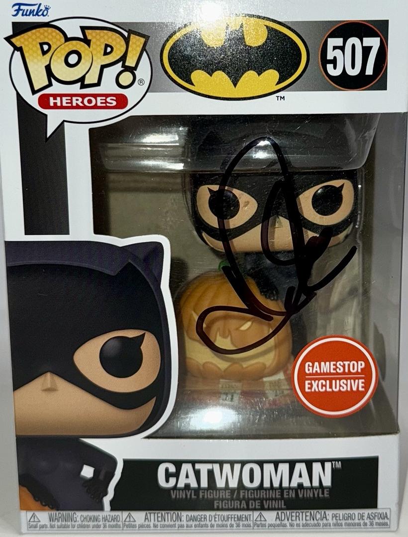 Halle Berry Signed Funko Pop #507 Catwoman (Black Sharpie) - Beckett COA #4