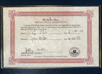 George Bush Autographed Book All the Best Easton Press (Blue Binding) - #01
