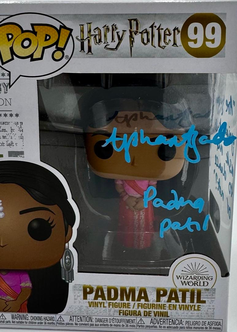 Afshan Azad Signed Funko Pop #99 (Harry Potter)  - SWAU