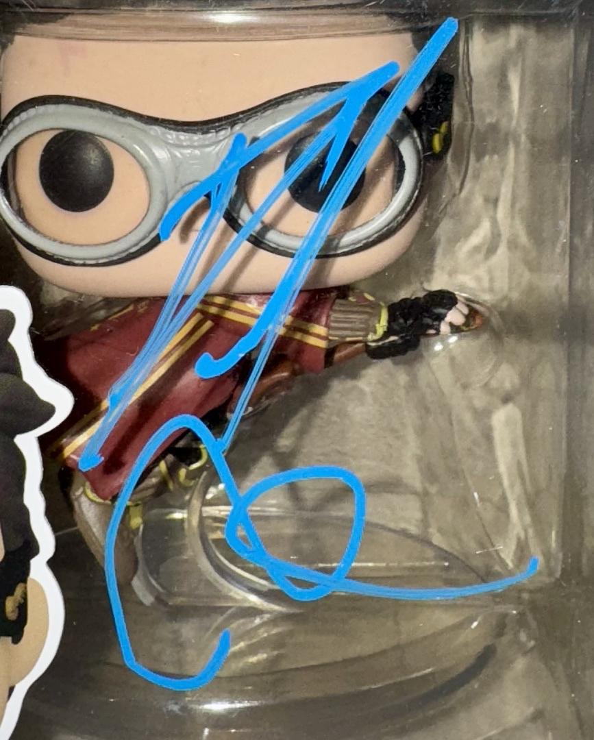 Daniel Radcliffe Signed Funko Pop #165 "Harry Potter" (Blue Ink) - Beckett COA #03