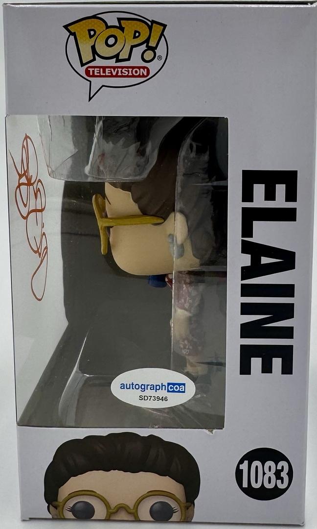 Julia Louis Dreyfus Signed Funko Pop #1083 Elaine (Seinfeld) - ACOA