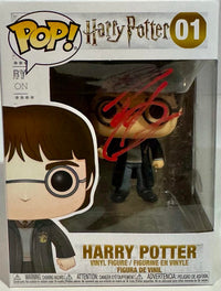 Daniel Radcliffe Signed Funko Pop #01 "Harry Potter" (Red Ink) - ACOA #03